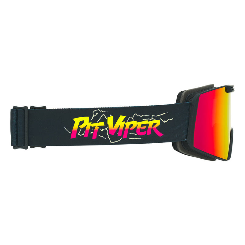 Red / Small | even_more_side_view.JPG | The Power Surge Backslap Ski & Snowboard Goggle from Pit Viper