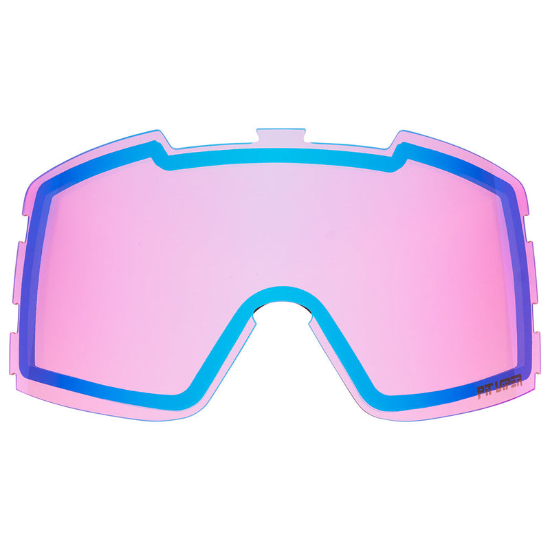 Climax / Small | full_frontal.JPG | Front view of The Backslap Goggle Lens with climax / small lens on white background