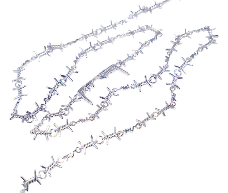 | barb.JPG | The Barbed Wire RIG, necklace style chain sunglass retainer strap from Pit Viper