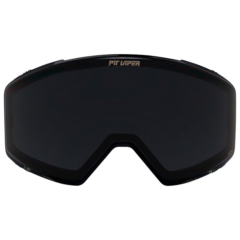 HDPV Smoke | full_frontal.JPG | Front view of The BN5000 Goggle Lens with an HDPV Smoke lens on white background