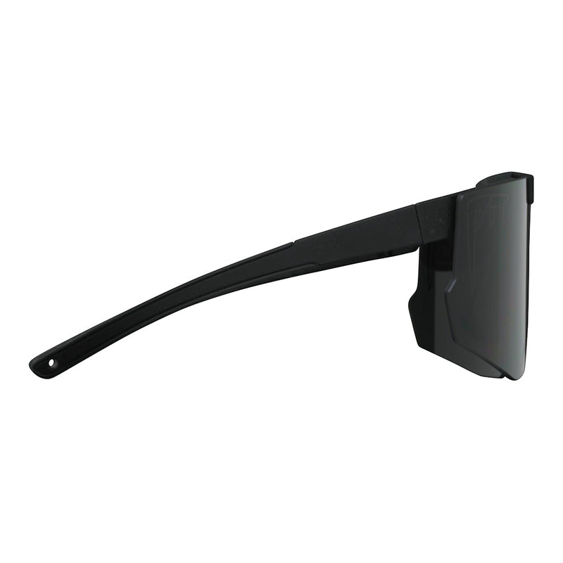 Angled view of The Blacking Out Flip-Offs 2.0 with smoke / regular lens on white background