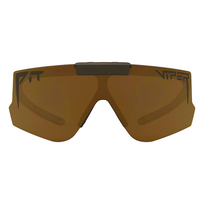 Gold / Regular | full_frontal.JPG | The Exec Flip Offs sunglasses from Pit Viper