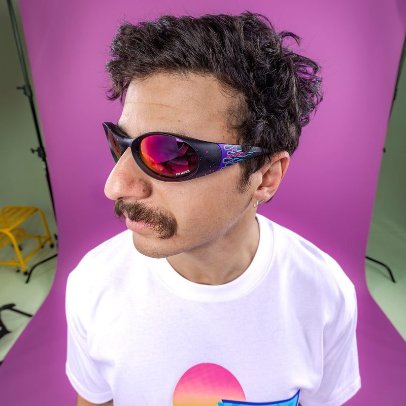 / Pink-Purple | photo_of_person.JPG | The Ignition Slammer from Pit Viper Sunglasses