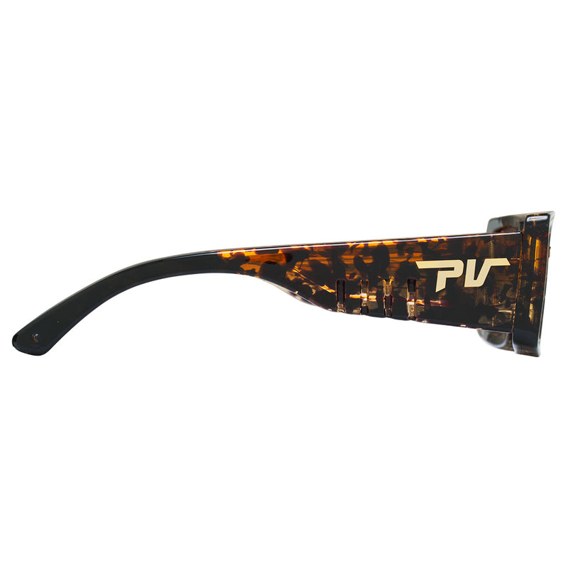 / Brown | even_more_side_view.JPG | The Desert Tortoise Low Bones, square style sunglasses from Pit Viper