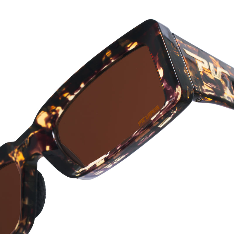 / Brown | im_ready_for_my_closeup.JPG | The Desert Tortoise Low Bones, square style sunglasses from Pit Viper