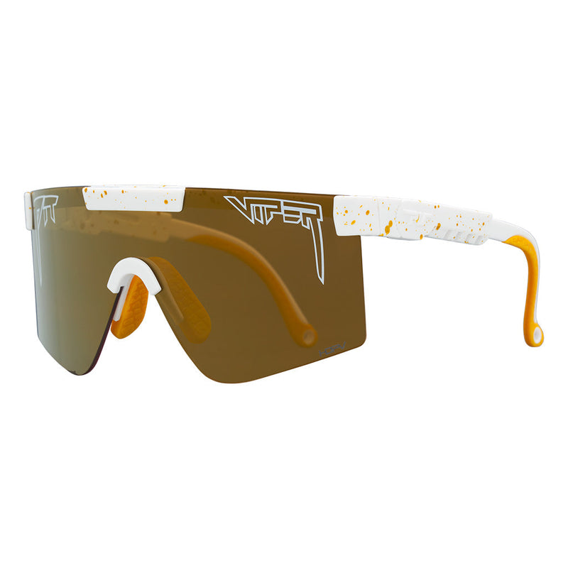 HDPV Polarized Gold / Regular | side_view.JPG | The Bel Air Original, shield style sunglasses from Pit Viper, polarized sunglasses from Pit Viper