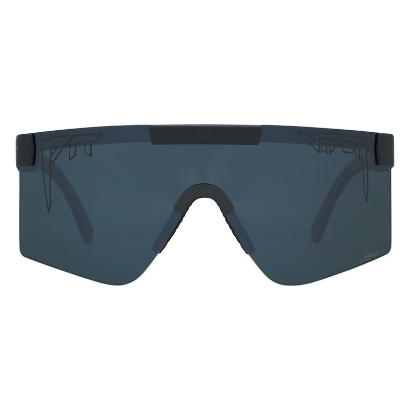 HDPV Polarized Mirror / Regular | full_frontal.JPG | The Blacking Out Original Polarized, shield style sunglasses from Pit Viper, polarized sunglasses from Pit Viper
