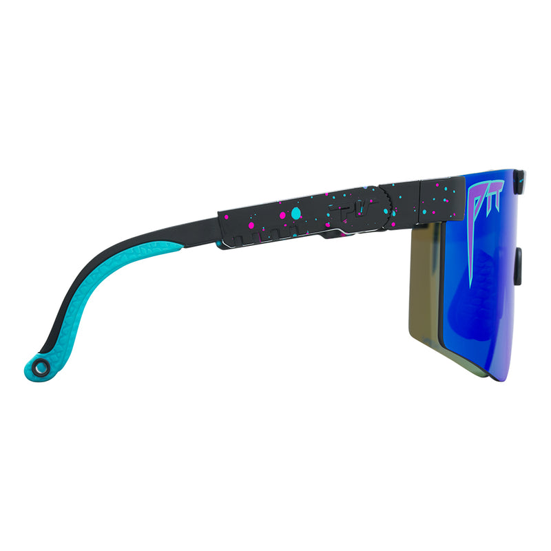 HDPV Polarized Blue / Regular | even_more_side_view.JPG | Side view of The Midnight Original 2.0 with hdpv polarized blue / regular lens on white background