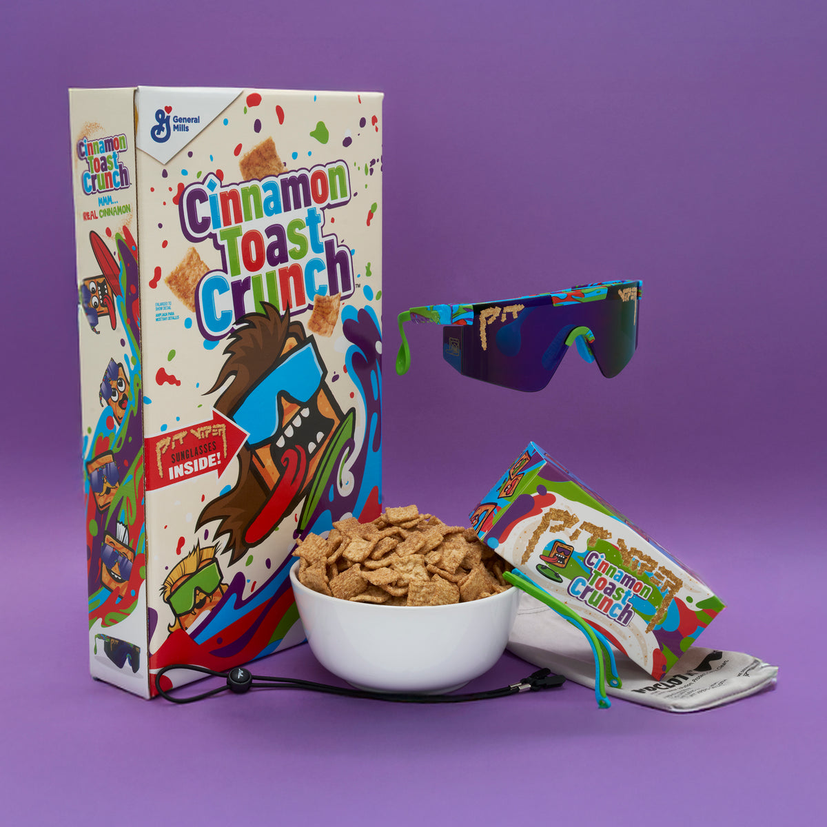 Regular / Z87+ Purple | you_want_to_buy_this.JPG | The Cinnamon Toast Crunch Original 2.0, Safety Sunglasses from Pit Viper
