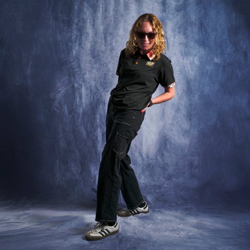 | photo_of_person.JPG | The Actualbush Tech Polo, quarter button up shirt from Pit Viper