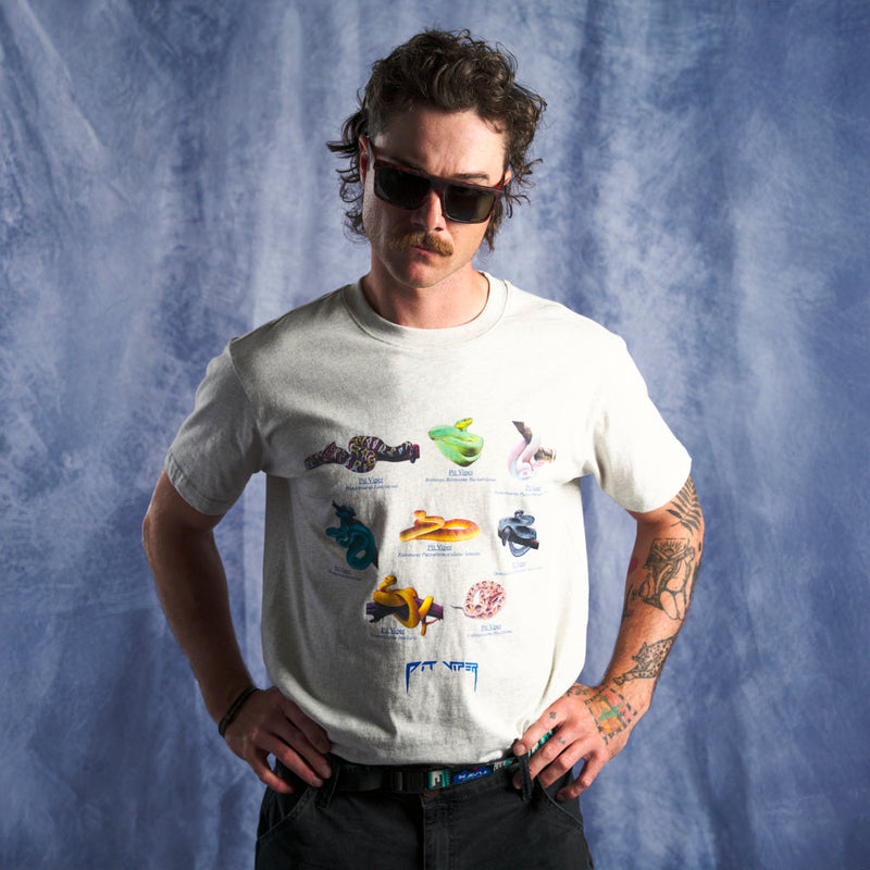 | photo_of_person.JPG | Snake Expert Tee, regular fit t-shirt from Pit Viper