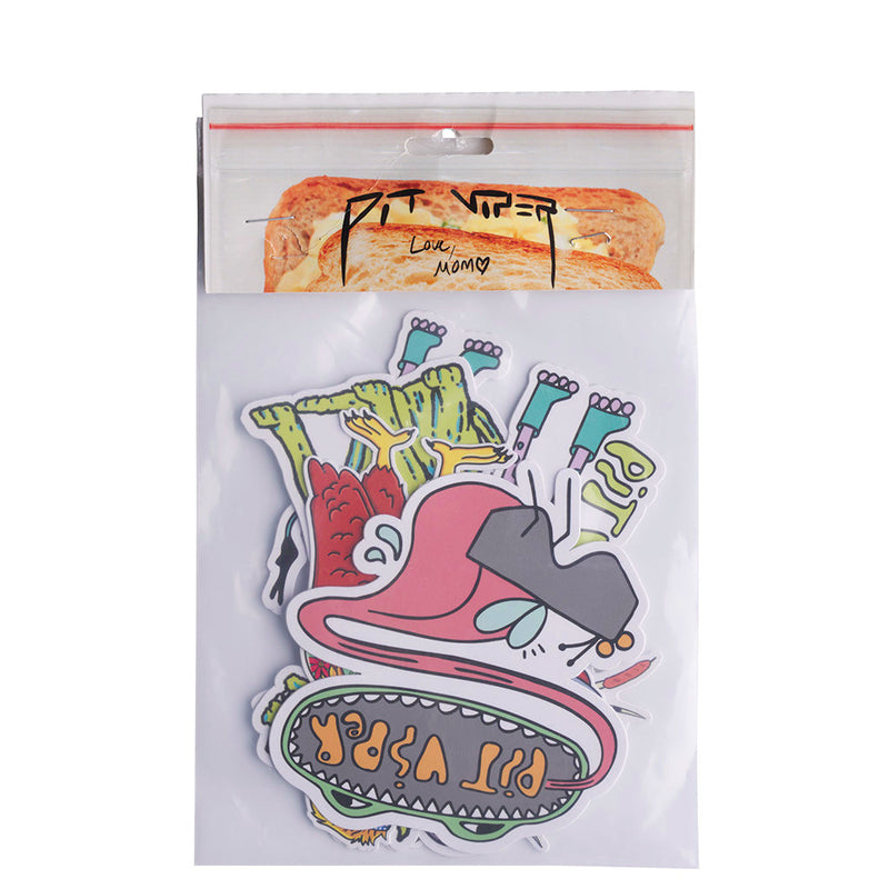 | full_frontal.JPG | The Party Animal Sticker Pack from Pit Viper