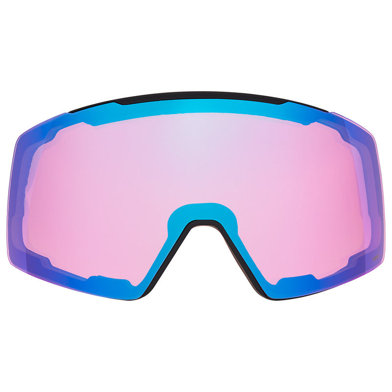 / HDPV Climax | full_frontal.JPG | A pink ski or snowboard lens replacement shown against a plain white background.