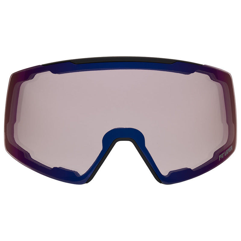/ Photochromic Purple | full_frontal.JPG | A photochromic purple ski or snowboard lens replacement shown against a plain white background.