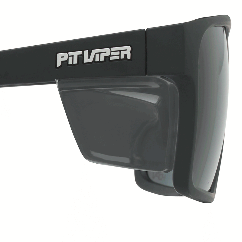 / Z87+ HDPV Polarized Smoke | removable_side_shield.gif | The Exec Revlock Sunglasses from Pit Viper
