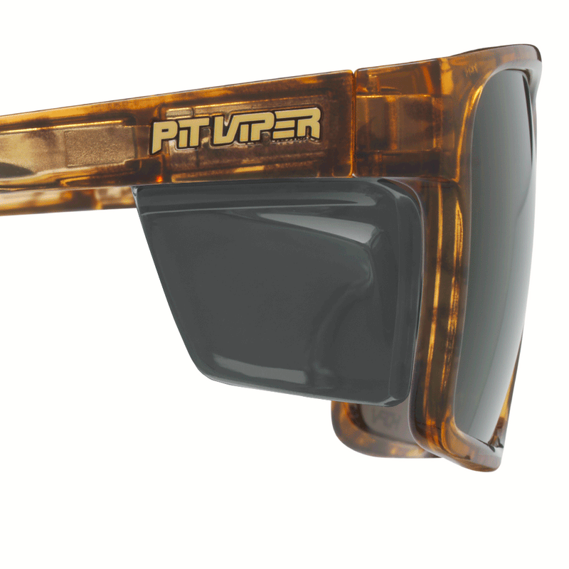 / Z87+ HDPV Polarized Brown | side_shield.gif | The Hawksbill Revlock Sunglasses from Pit Viper