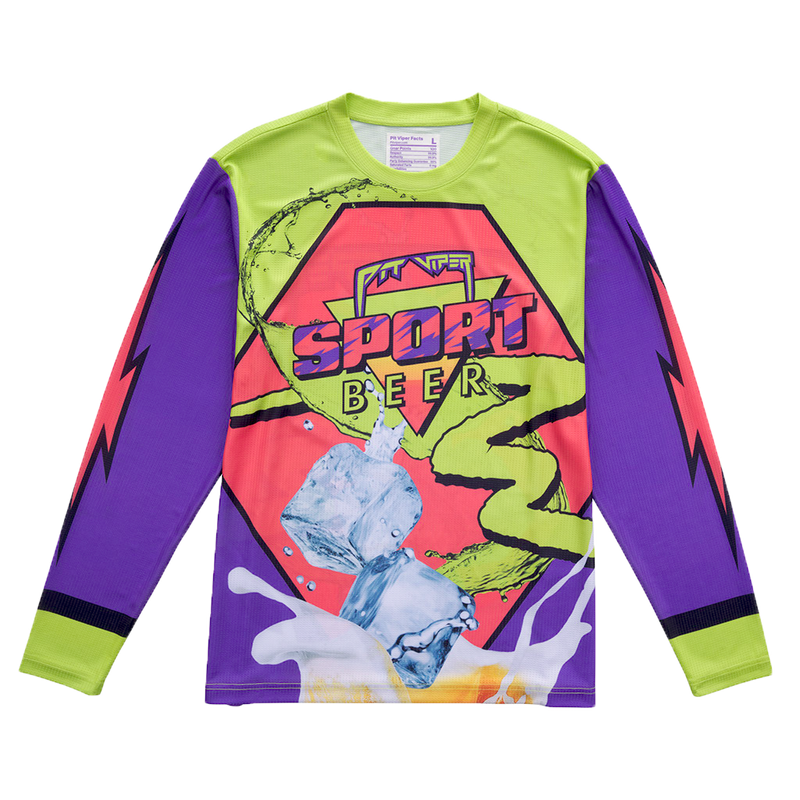 | full_frontal.jpg | The Sport Beer Sweat Tech Shirt from Pit Viper