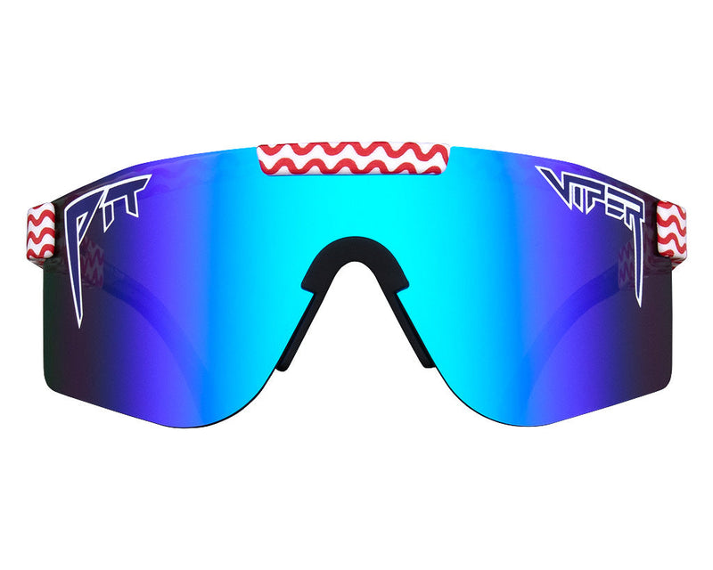 Polarized Blue / Wide | i_am_being_held.JPG | The Yankee Noodle Original from Pit Viper Sunglasses