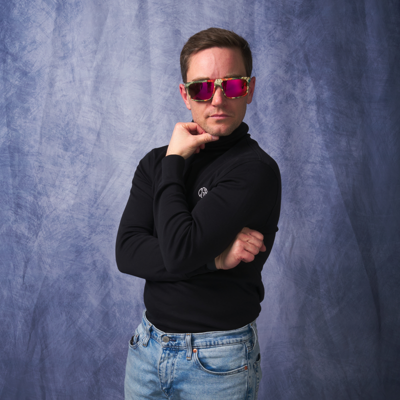 / HDPV Polarized Red | photo_of_person_2.JPG | The Actualbush Turboshaft, polarized sunglasses from Pit Viper