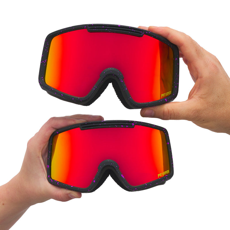Red / Large | image.JPG | The CombustionFrench Fry Goggles from Pit Viper Sunglasses