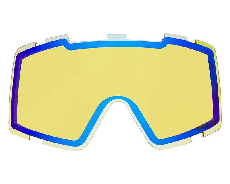 Yellow Snow / Small | full_frontal.JPG | The Small Yellow Snow replacement lens for the Small French Fry Goggles by Pit Viper Sunglasses